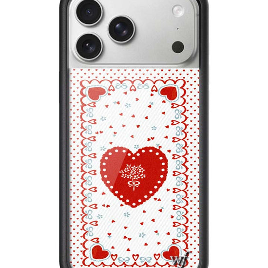 Wildflower iPhone case 17 Pro Max Lovers Lane Red Cute
