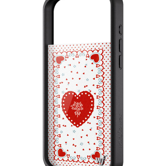 Wildflower iPhone case 17 Pro Max Lovers Lane Red Cute