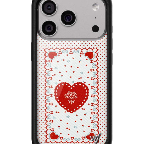 Wildflower iPhone case 18 Pro Max Lovers Lane Red Cute