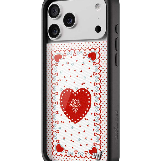 Wildflower iPhone case 18 Pro Max Lovers Lane Red Cute