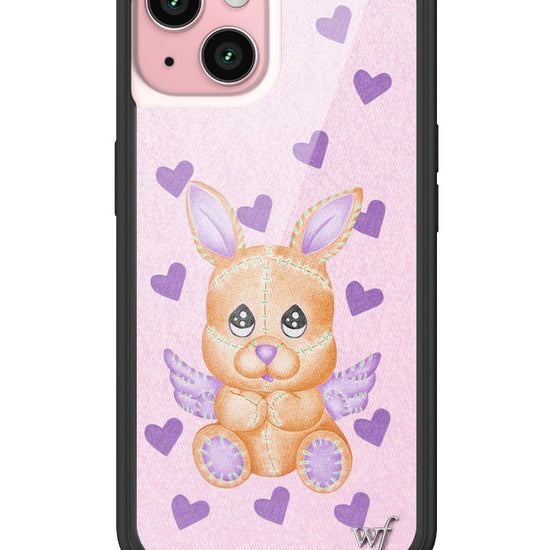 wildflower love stitched iphone 15 case