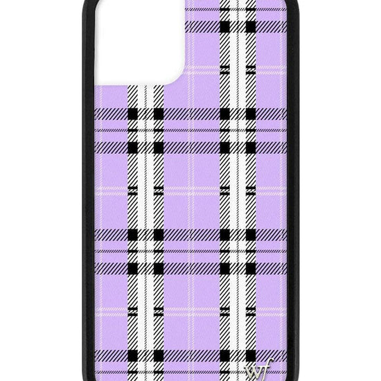 Wildflower Lavender Plaid iPhone 11 Pro Case