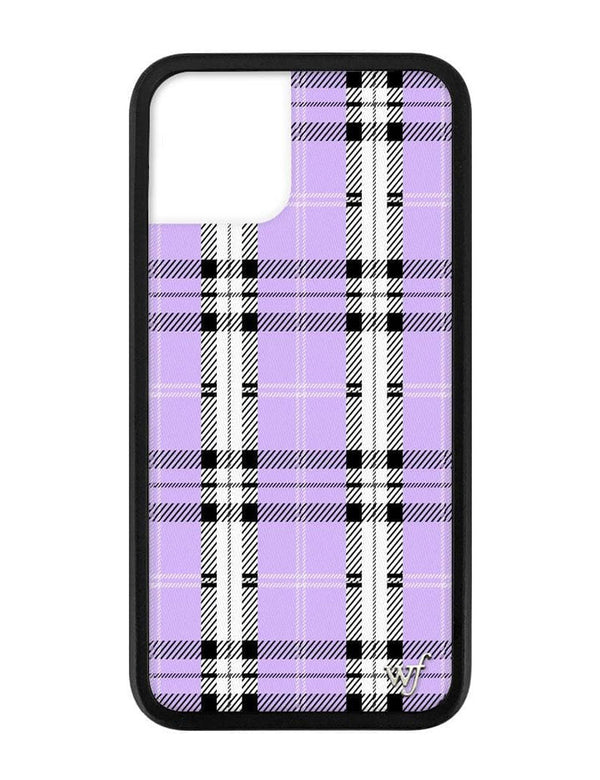 Wildflower Lavender Plaid iPhone 11 Pro Case