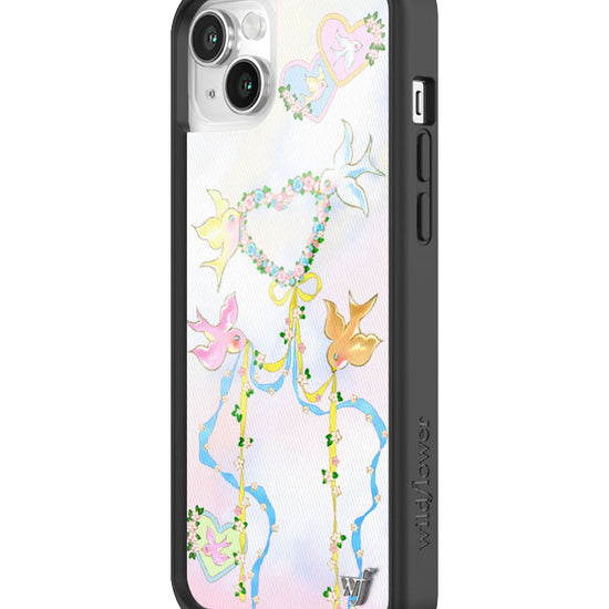 Wildflower iPhone case 13 Dove Diaries Birds Pink Cute