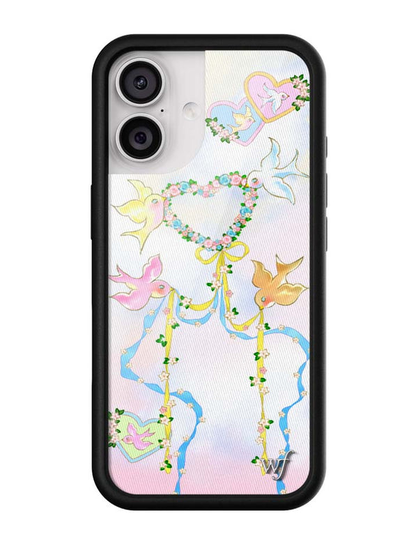 Wildflower iPhone case 17 Dove Diaries Birds Pink Cute