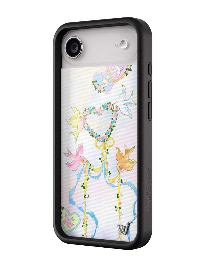 Wildflower iPhone case Air Dove Diaries Birds Pink Cute