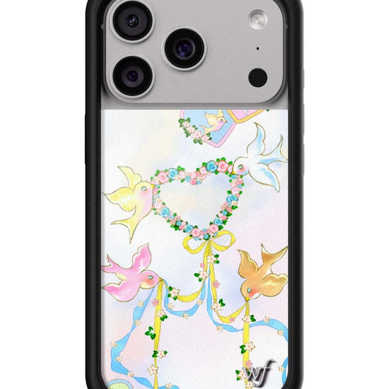 Wildflower iPhone case 18 Pro Dove Diaries Birds Pink Cute