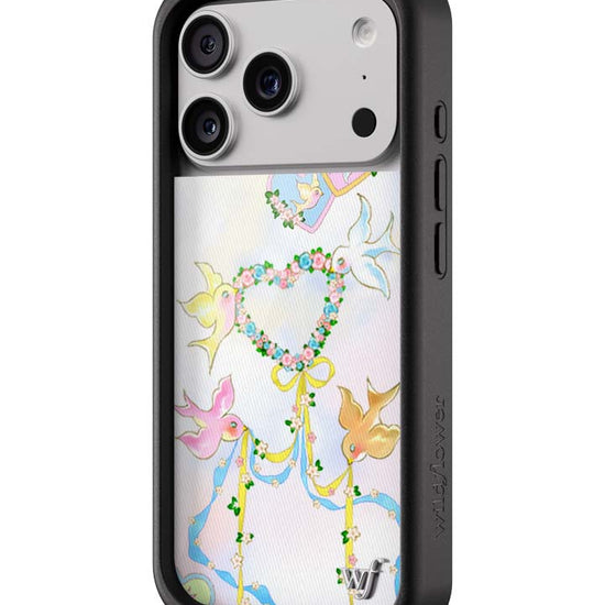 Wildflower iPhone case 18 Pro Dove Diaries Birds Pink Cute