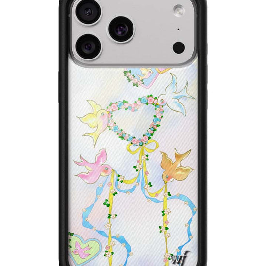 Wildflower iPhone case 18 Pro Max Dove Diaries Birds Pink Cute
