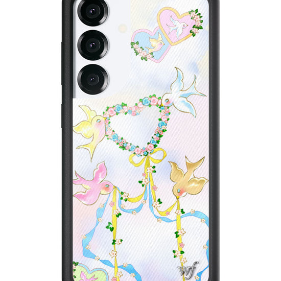Wildflower Galaxy S25 case Dove Diaries Birds Cute