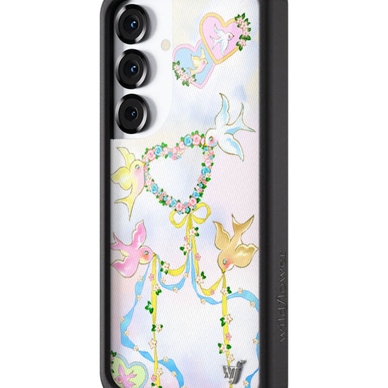 Wildflower Galaxy S25 case Dove Diaries Birds Cute