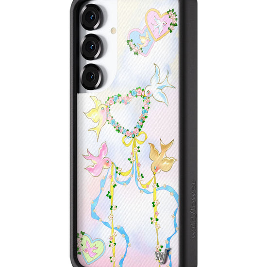 Wildflower Galaxy S25 case Plus Dove Diaries Birds Cute