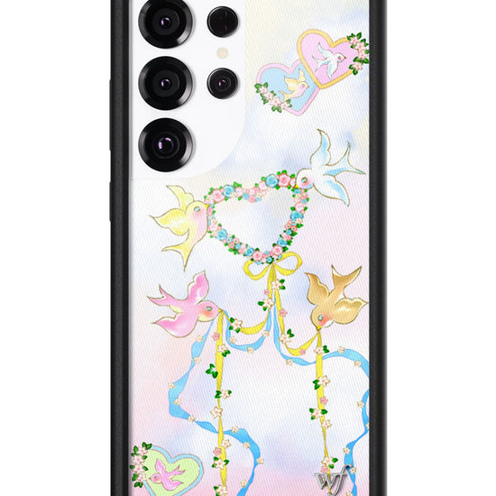 Wildflower Galaxy S25 case Ultra Dove Diaries Birds Cute