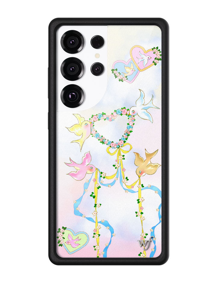 Wildflower Galaxy S25 case Ultra Dove Diaries Birds Cute