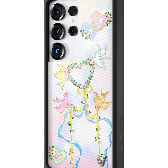 Wildflower Galaxy S25 case Ultra Dove Diaries Birds Cute