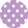 Lavender and White Polka Dot