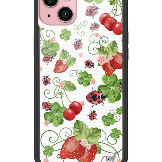 wildflower bugs n berries iphone 15plus case