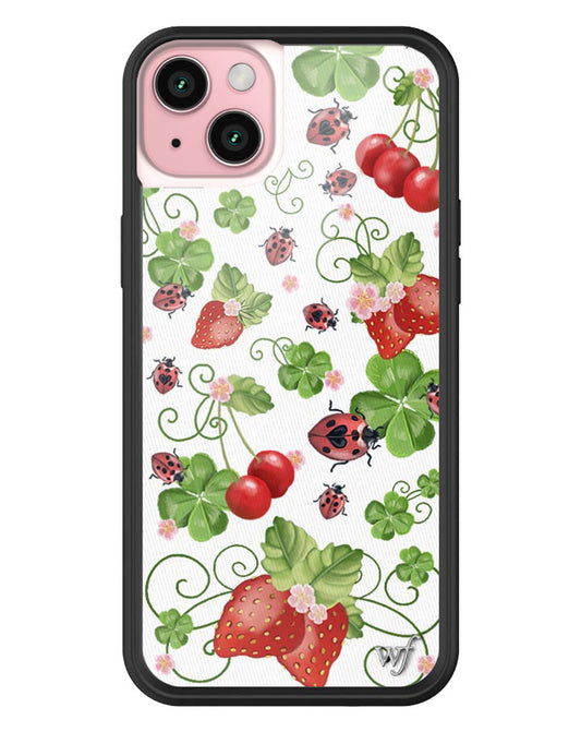 wildflower bugs n berries iphone 15plus case