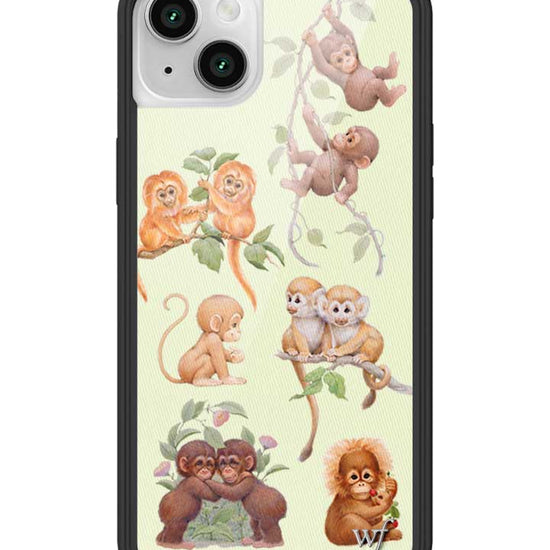 Wildflower iPhone case 13 Monkey Biz Brown Cute