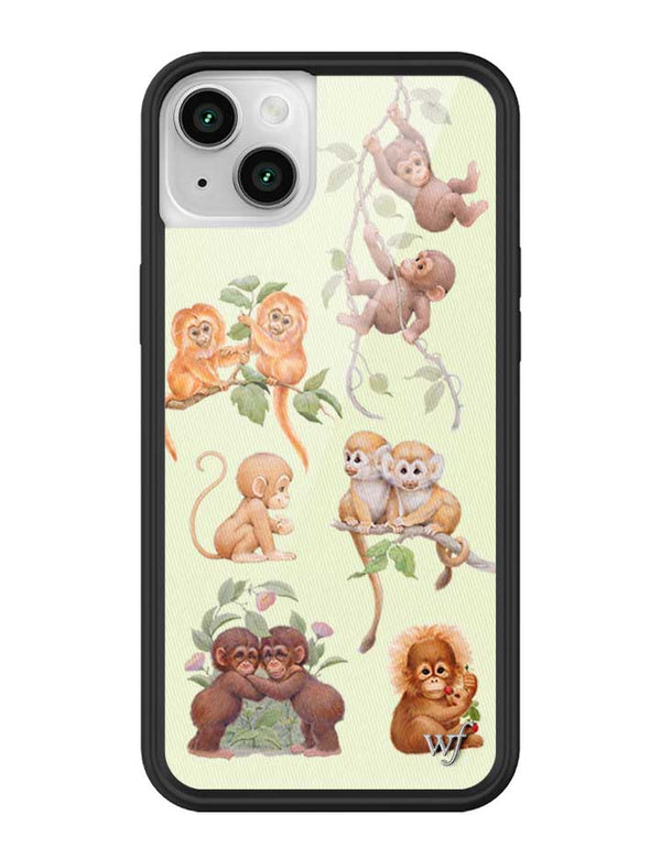 Wildflower iPhone case 13 Monkey Biz Brown Cute
