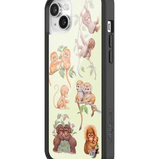 Wildflower iPhone case 13 Monkey Biz Brown Cute