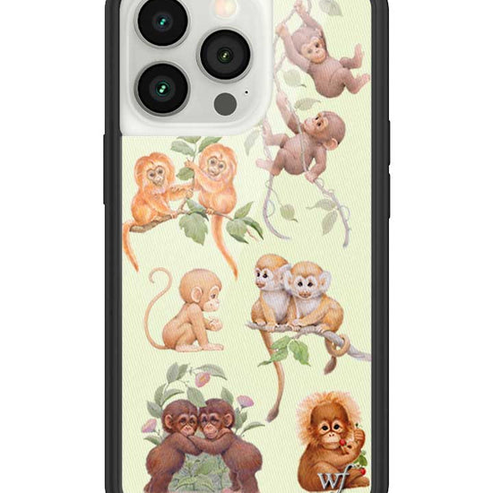 Wildflower iPhone case 13 Pro Monkey Biz Brown Cute