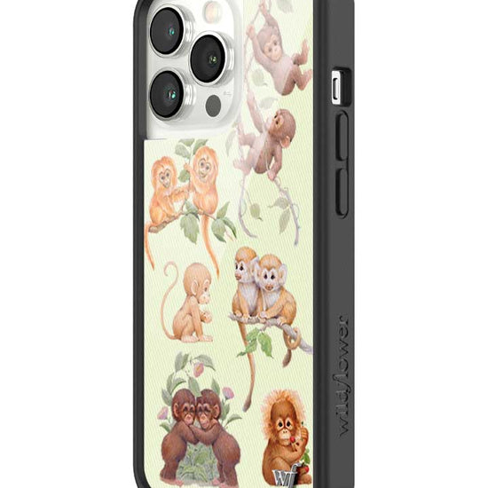 Wildflower iPhone case 13 Pro Monkey Biz Brown Cute