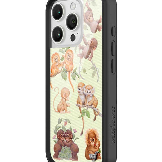 Wildflower iPhone case 16 Pro Monkey Biz Brown Cute