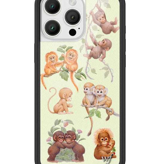 Wildflower iPhone case 16 Pro Max Monkey Biz Brown Cute