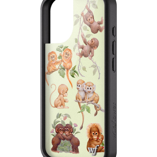 Wildflower iPhone case 17 Monkey Biz Brown Cute