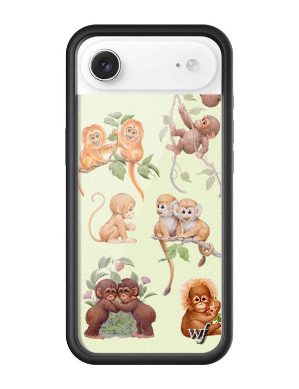 Wildflower iPhone case Air Monkey Biz Brown Cute