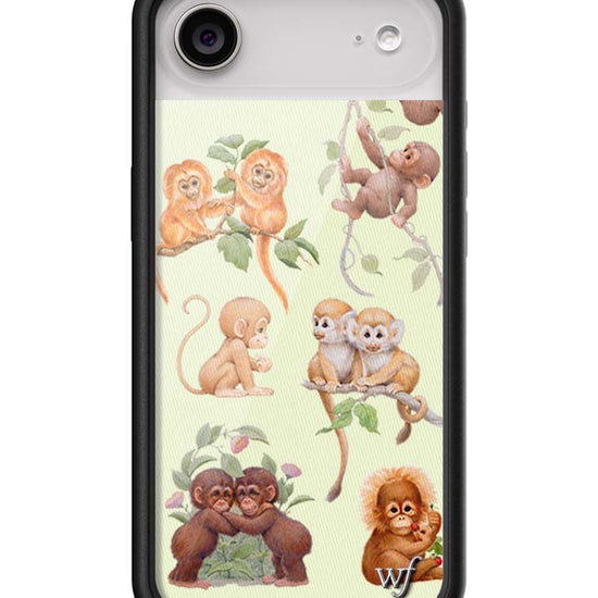 Wildflower iPhone case Air Monkey Biz Brown Cute
