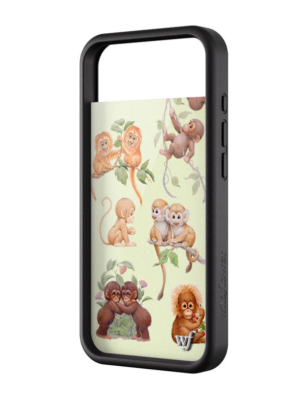 Wildflower iPhone case Air Monkey Biz Brown Cute