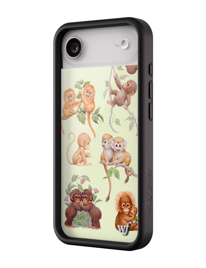 Wildflower iPhone case Air Monkey Biz Brown Cute