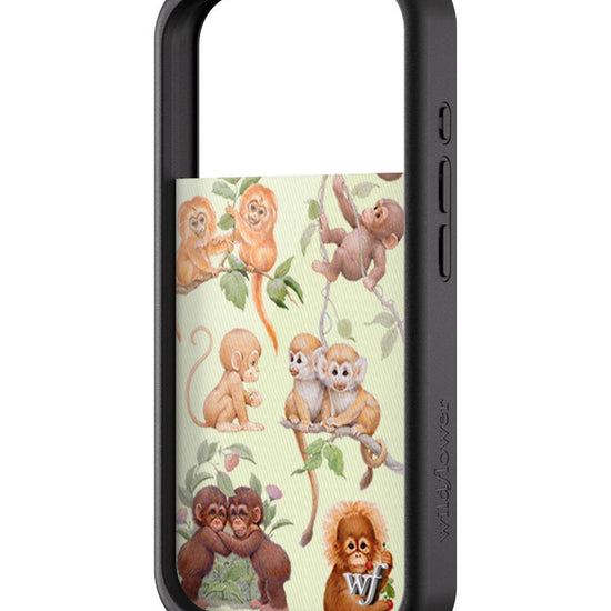 Wildflower iPhone case 17 Pro Monkey Biz Brown Cute