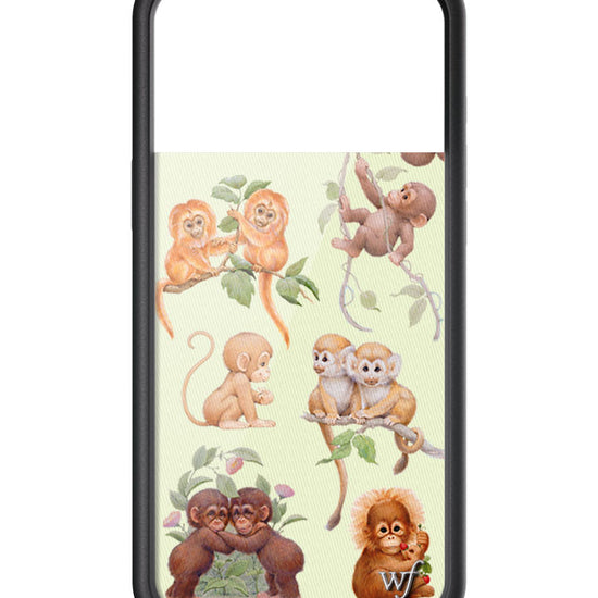 Wildflower iPhone case 17 Pro Max Monkey Biz Brown Cute