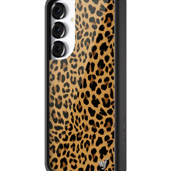 Wildflower Galaxy S25 case Plus Meow Leopard Cute