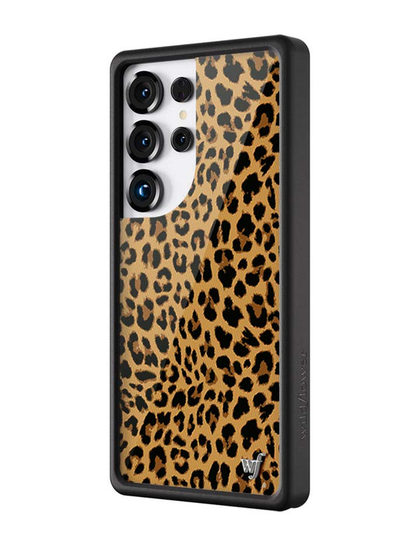 Wildflower Galaxy S25 case Ultra Meow Leopard Cute