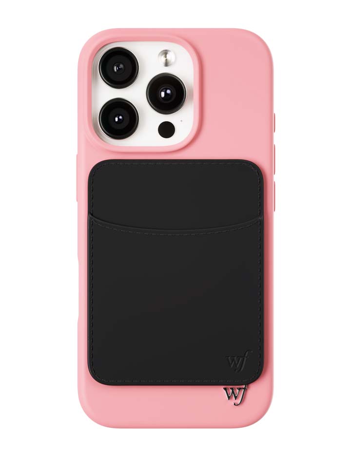 Wildflower iPhone Black MagSafe Wallet Black