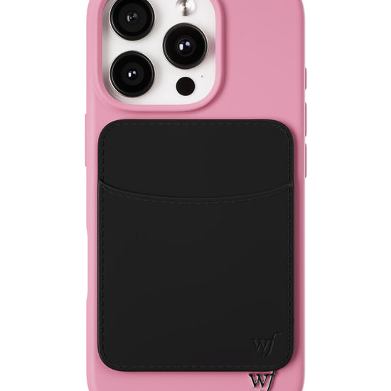 Wildflower iPhone Black MagSafe Wallet Black