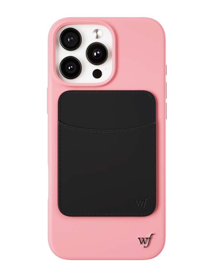 Wildflower iPhone Black MagSafe Wallet Black