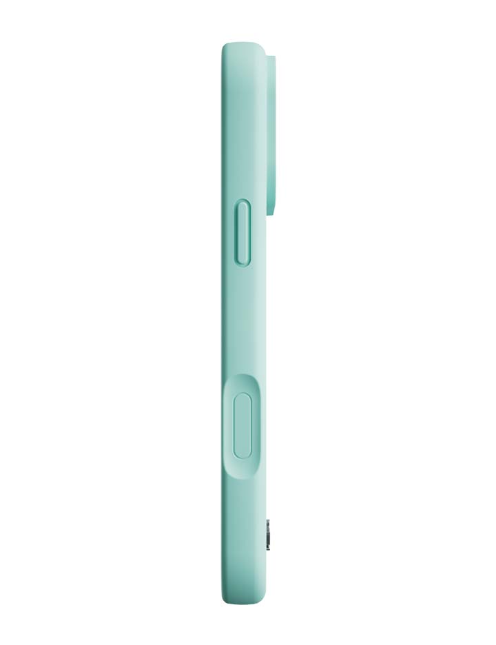Wildflower iPhone case 18 Pro Max MagSafe Turquoise Sleek Cute