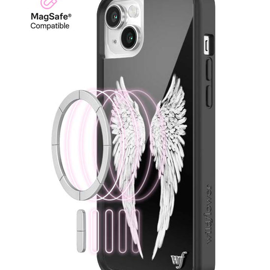 Wildflower MagSafe iPhone case 14 Angel Baby Black Cute