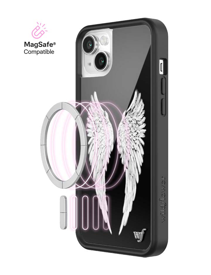 Wildflower MagSafe iPhone case 14 Angel Baby Black Cute