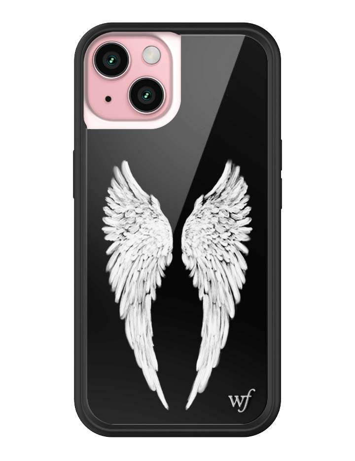 Wildflower iPhone MagSafe case 15 Angel Baby Black Cute