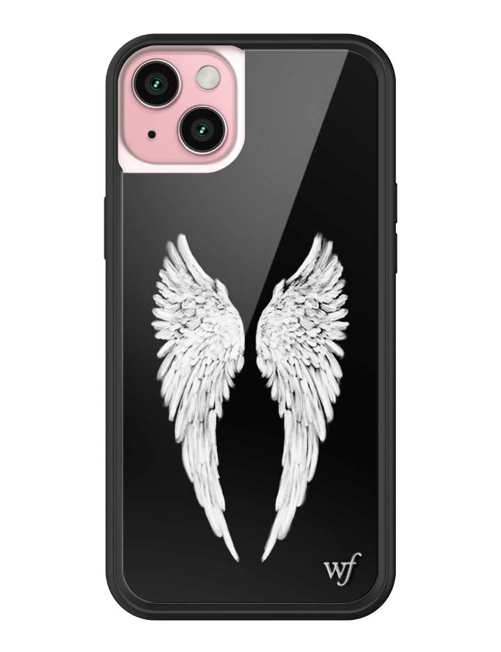 Wildflower iPhone MagSafe case 15 Plus Angel Baby Black Cute