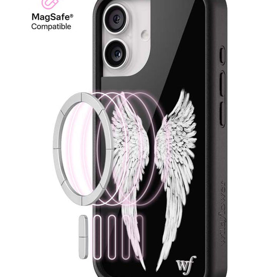 Wildflower MagSafe iPhone case 17 Angel Baby Black Cute