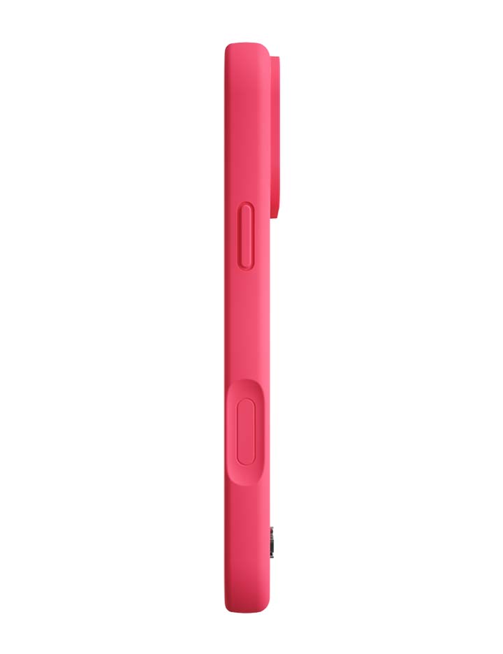 Wildflower iPhone case 18 Pro Max MagSafe Hot Pink Sleek Cute