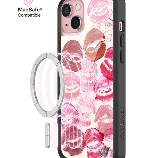Wildflower MagSafe iPhone case 15 Plus Kensington Pink Cute