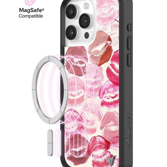 Wildflower MagSafe iPhone case 15 Pro Max Kensington Pink Cute
